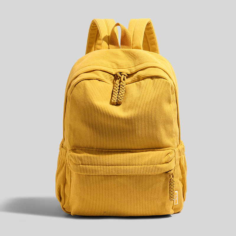 Corduroy uniszex hátizsák 15 colos laptophoz, városi letisztult stílus, légpárnás vállpánt