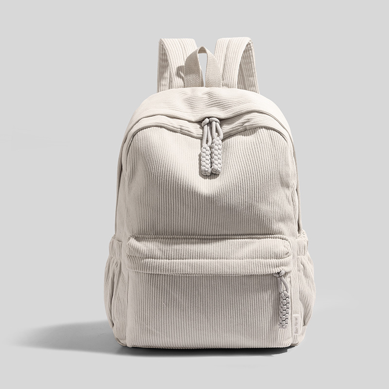 Corduroy uniszex hátizsák 15 colos laptophoz, városi letisztult stílus, légpárnás vállpánt