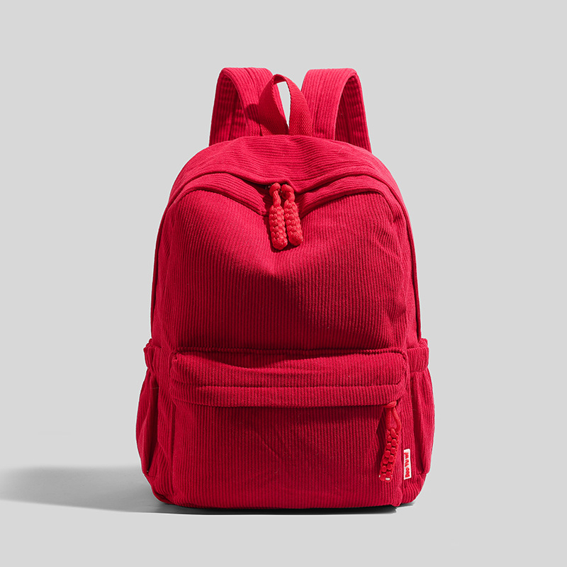 Corduroy uniszex hátizsák 15 colos laptophoz, városi letisztult stílus, légpárnás vállpánt