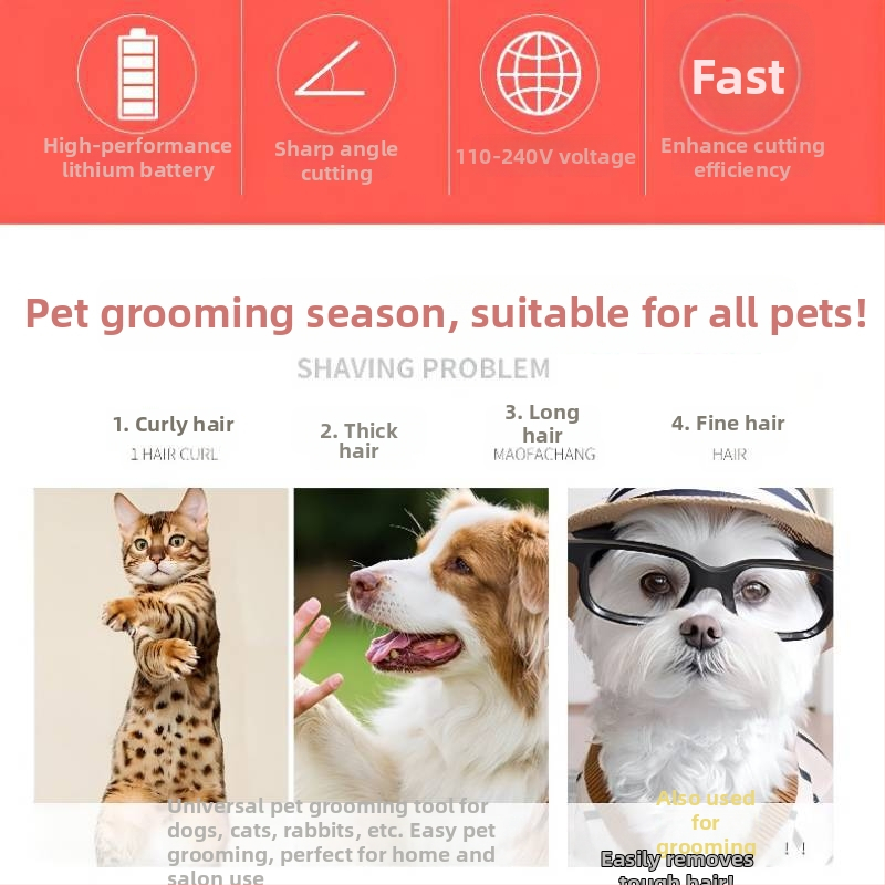 Elektriska mājdzīvnieku griešanas iekārta, K5 modelis, kaķiem un suņiem – Melody