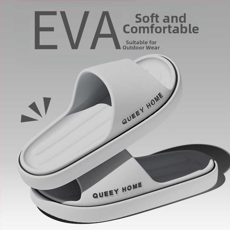 Kodu sussid naistele ja meestele – EVA ülaosa, EVA tald, libisemiskindel, injektsioonivormimisega tald, paks tald 3–5 cm