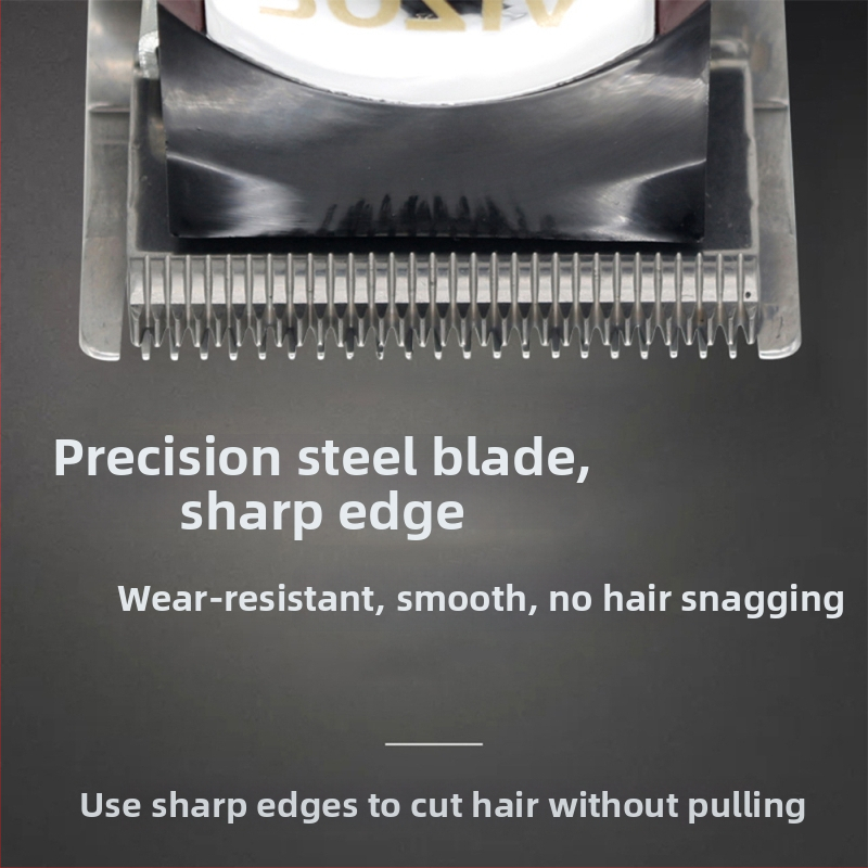 Kirpimo mašinią su įmontuota baterija ir dviguba maitinimo sistema, šepetinis variklis, nerūdijanio plieno ašmenys, nuimama ir plaunama galvutė, 1–3 valandos veikimas