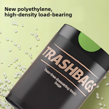 Prügikott, paksenenud polüetüleen, rebestuskindel, automaatne köis-sulg sulgemine, kodu ja üliõpilaste kasutamiseks, korduvkasutatav