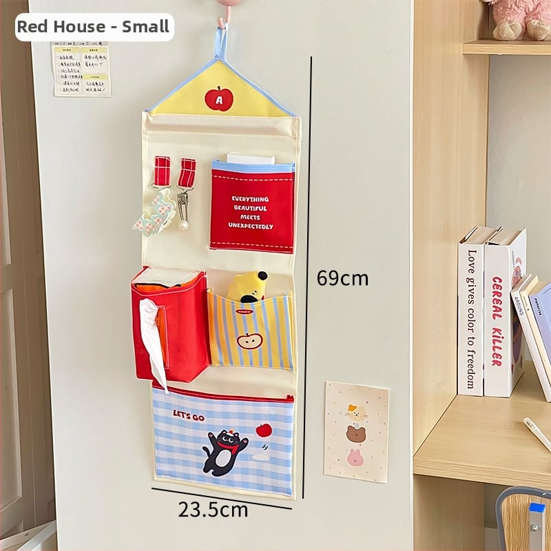 Sieninis pakabinamas laikiklis saugojimui — Oxford audinys, kubo formos, japonų stilius, daugiafunkcinis