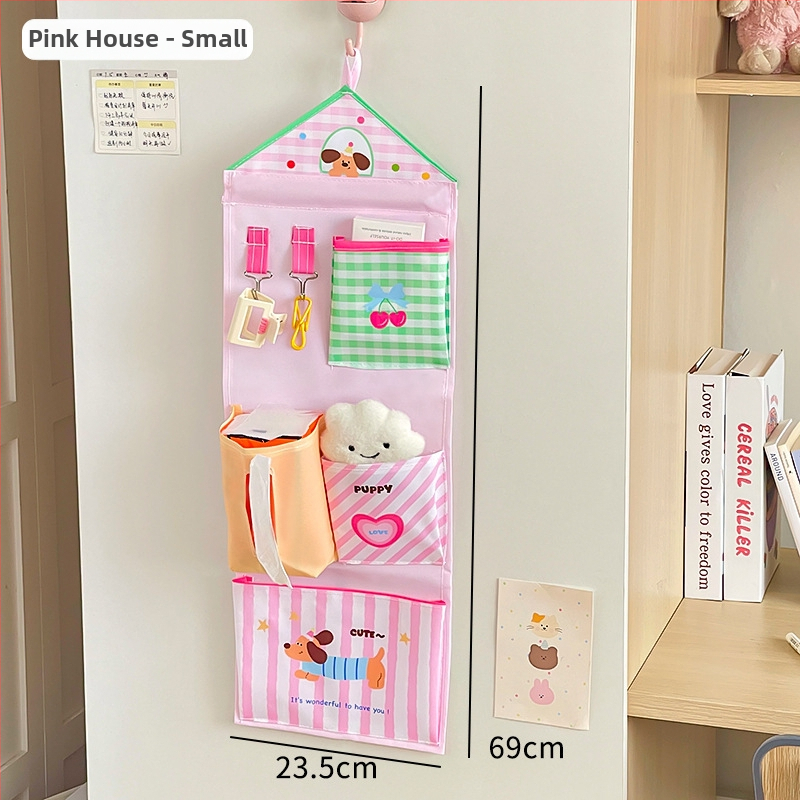 Sieninis pakabinamas laikiklis saugojimui — Oxford audinys, kubo formos, japonų stilius, daugiafunkcinis