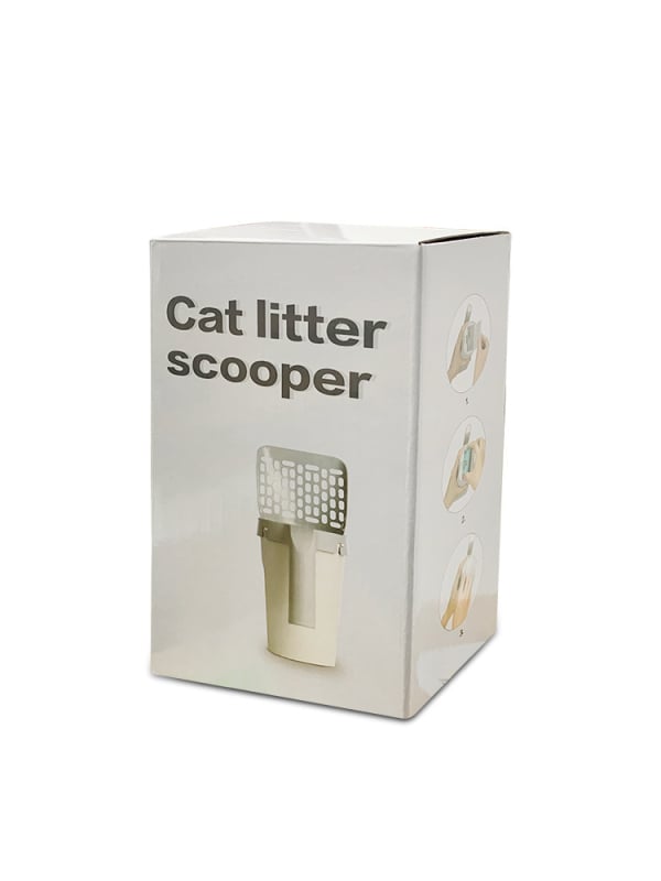 Katės kraiko šluotelė su integruotu šiukšlių maišų komplektu – PP medžiaga, universalus katėms ir šunims, Peyton/PEID prekė