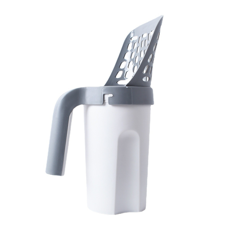 Kassiliivakasti lusikas integreeritud prügikotitega komplekt – PP materjal, universaalne kassidele ja koertele, Peyton/PEID bränd