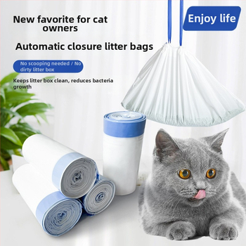 Storas HDPE maišas katės kraikui, nešiojamas dizainas, Cat cleanser prekės ženklas