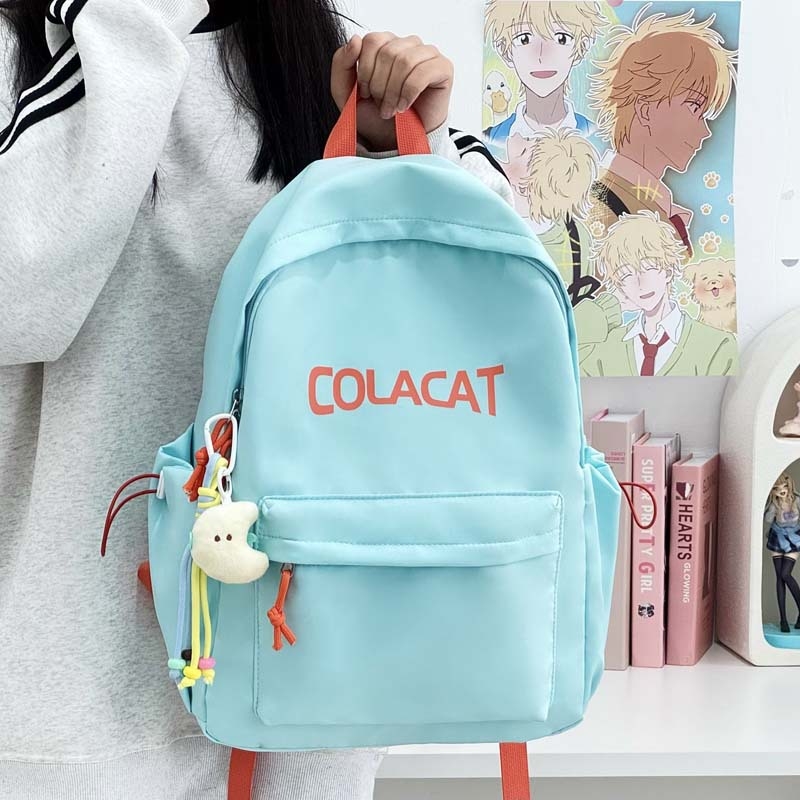 Κοριτσιών σχολική τσάντα σε στυλ Ins και ιαπωνικό, Soft-Girl, νάιλον, αναπνέουσα και αντιβακτηριακή, Neurobridge σύστημα μεταφοράς