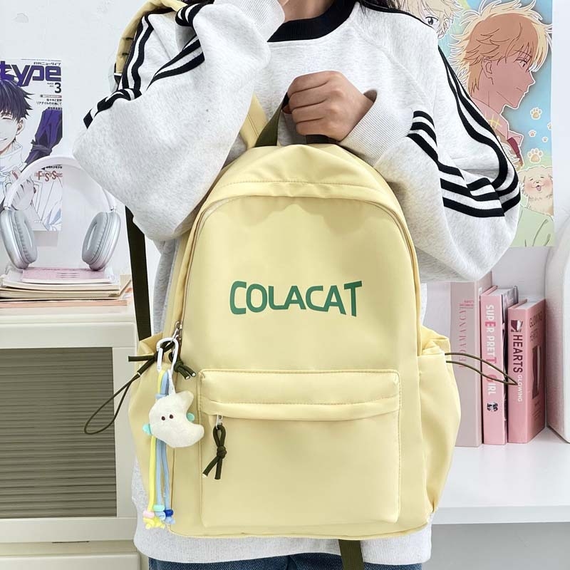 Κοριτσιών σχολική τσάντα σε στυλ Ins και ιαπωνικό, Soft-Girl, νάιλον, αναπνέουσα και αντιβακτηριακή, Neurobridge σύστημα μεταφοράς