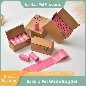 Šunų išmatų maišeliai su nuolatine ritine, 10 ritinių pakuotė, plastikas, įprastas storis