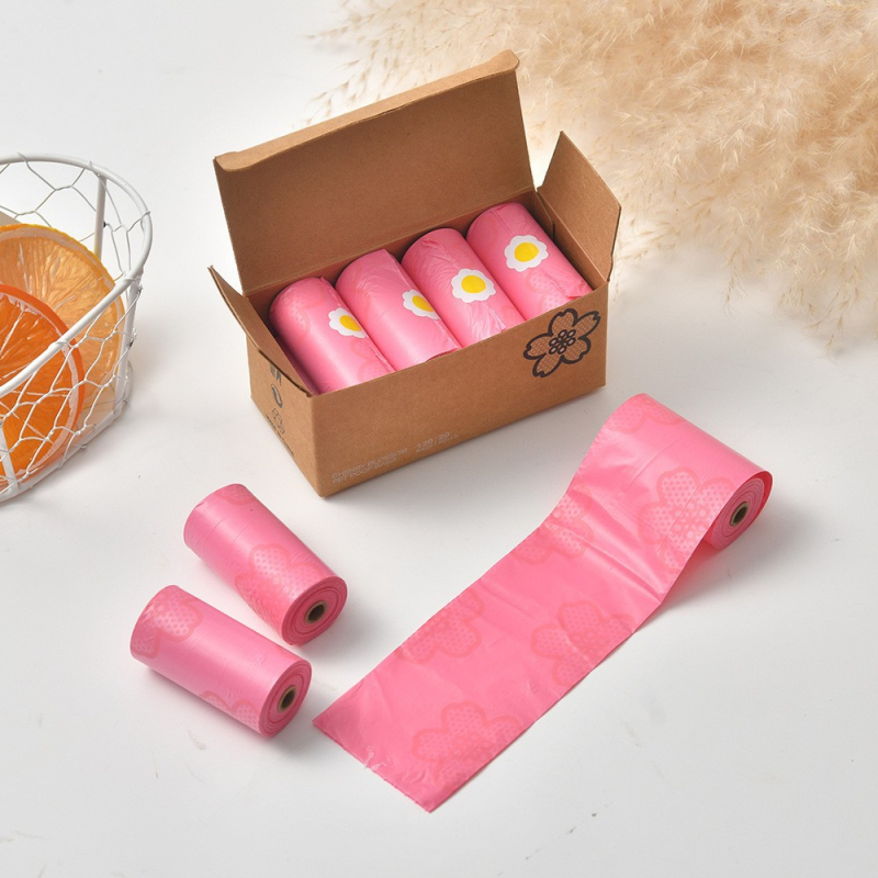 Torbe za izmet kućnih ljubimaca s kontinuiranim rolnim tipom, 10 rolni, plastika, uobičajena debljina