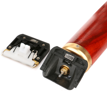 Great Power elektrinis šunų kirpimo prietaisas su medine rankena – 55W, 6500 rpm, suderinamas su keliomis pjovimo galvutėmis