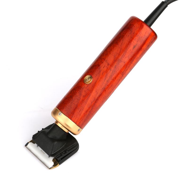 Great Power elektrinis šunų kirpimo prietaisas su medine rankena – 55W, 6500 rpm, suderinamas su keliomis pjovimo galvutėmis