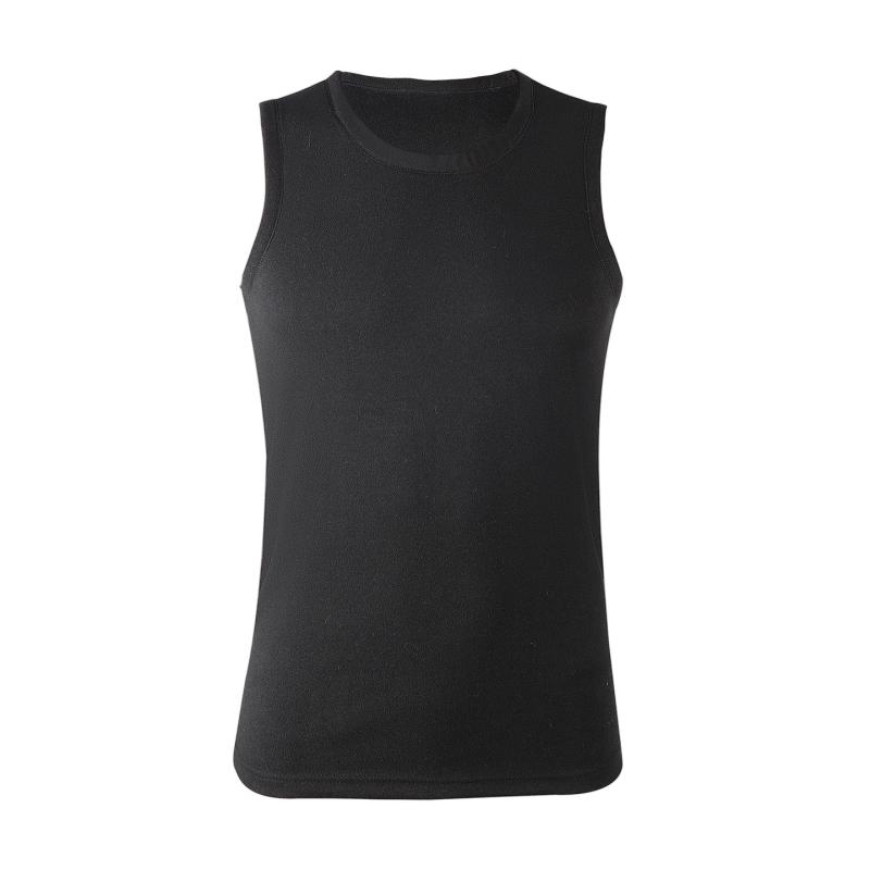 Meeste termilise vestiga kahepoolse fleece'iga, paksus 201–250 g/m², ümmargune kaelus, pullover stiilis, ühe kihiga, polüester 90–95%