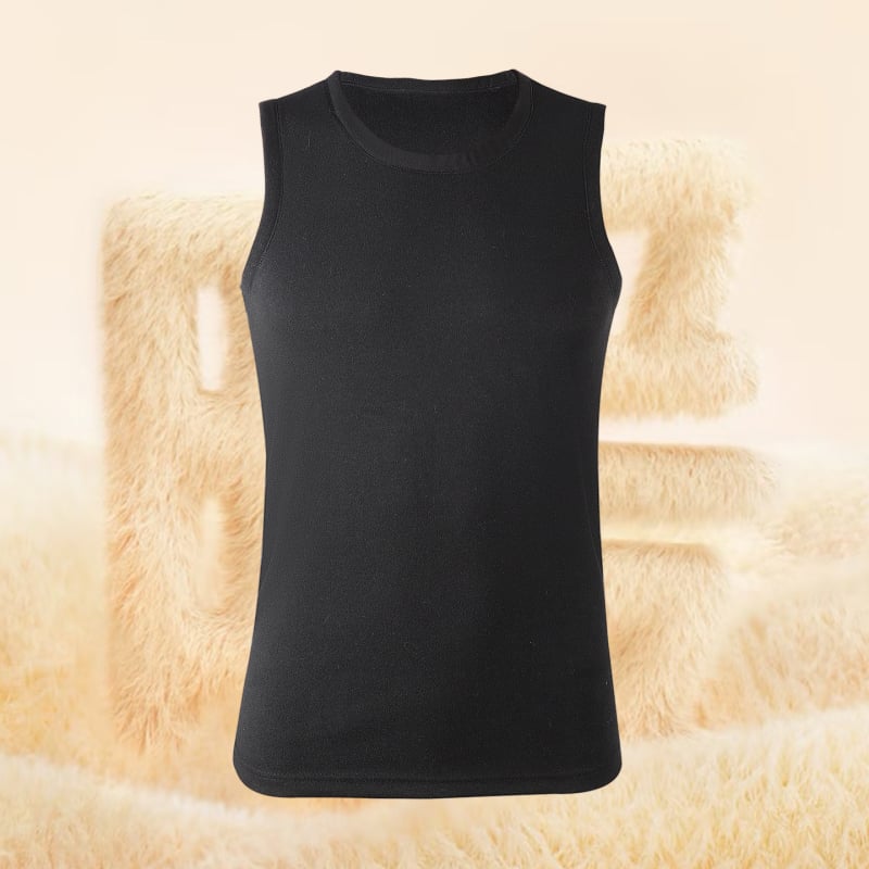 Meeste termilise vestiga kahepoolse fleece'iga, paksus 201–250 g/m², ümmargune kaelus, pullover stiilis, ühe kihiga, polüester 90–95%