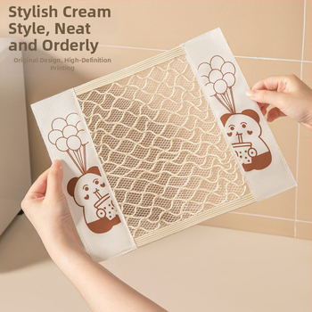 Seinakujuline võrgutorb Velcro sulgemisega prügikotiasjade hoiustamiseks — polüester, kodu sisustus, paksenenud disain