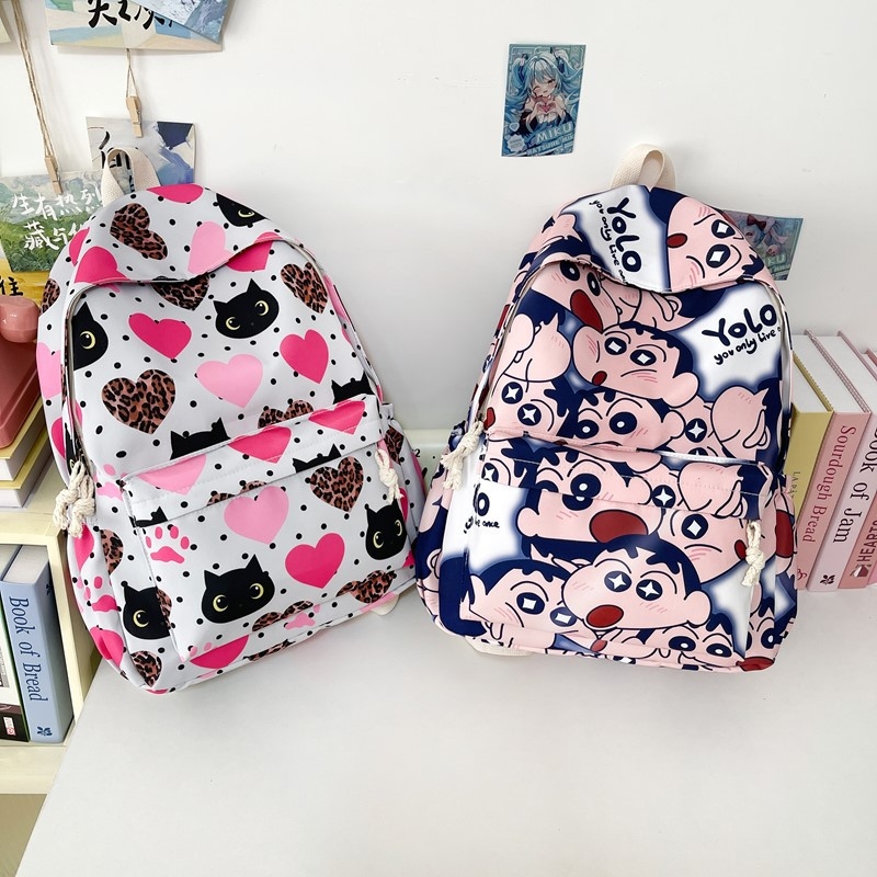 Ghiozdan Școlar pentru fete, cu capacitate mare, Oxford, căptușeală din pânză, model în dungi, curea cu pernă de aer