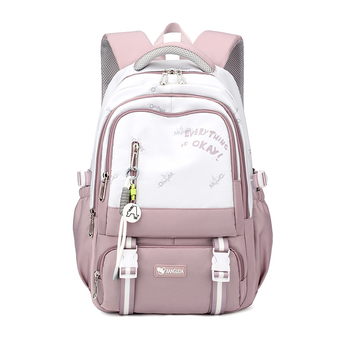 Jianglida раница с голям капацитет за ученици от средното и гимназиалното образование, унисекс, Oxford текстил, дишаща и водоустойчива, презрамки с въздушни възглавници