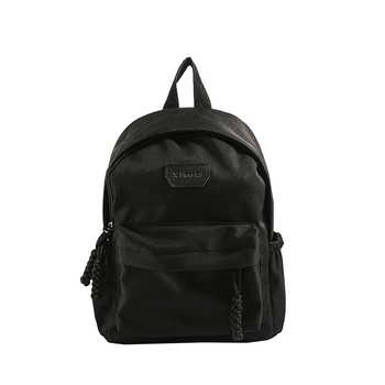 Лека нейлонова раница за ученици, унисекс, дишаща, намалява натоварването, извити презрамки, училищен стил, зима 2025