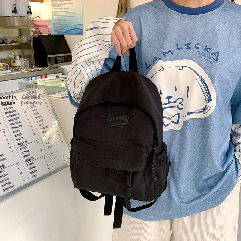 Viegls neilona mugursoma studentiem, unisex, elpojoša, samazina slodzi, izliekta plecu siksna, ziemas 2025