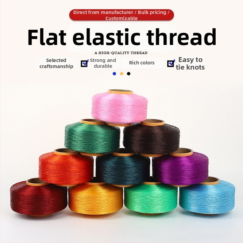 0,8 mm Spandex elastne niit käsitsi kootud käevõru jaoks, käsitsi kudumine, looduslik stiil