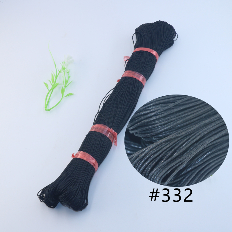 Вощена памучна нишка - смес от полиестер и памук - марка Luo jia - Нов китайски стил - есен 2025