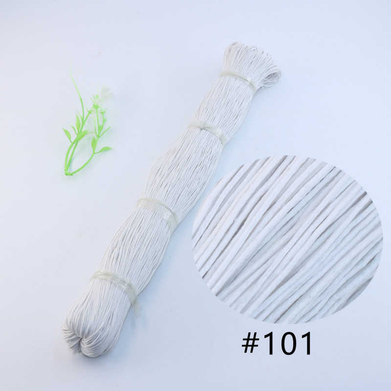 Вощена памучна нишка - смес от полиестер и памук - марка Luo jia - Нов китайски стил - есен 2025