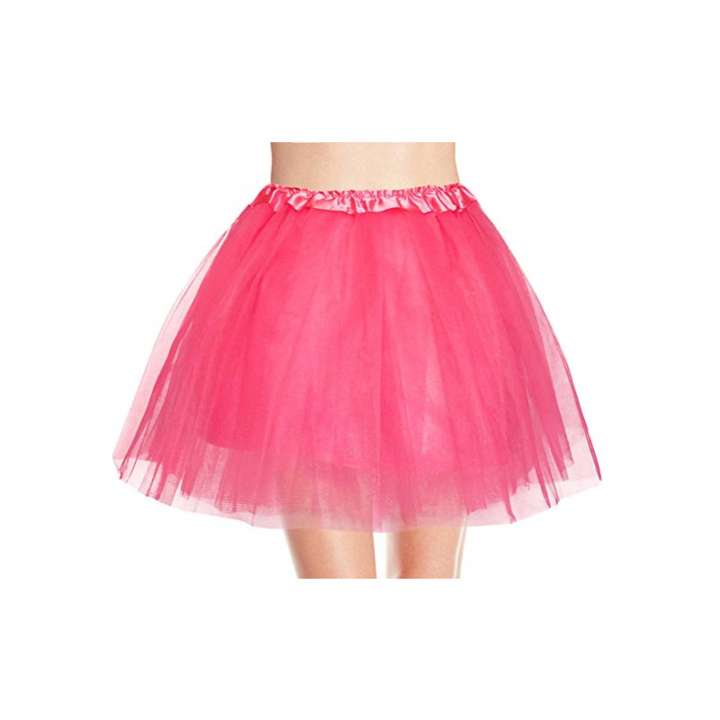 Ενήλικη φούστα τοούτι για cosplay με επένδυση και δίχτυ επικάλυψη, πολυεστέρας, φούστα σε γραμμή Α, στυλ Μόρι