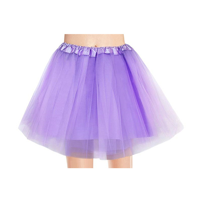 Ενήλικη φούστα τοούτι για cosplay με επένδυση και δίχτυ επικάλυψη, πολυεστέρας, φούστα σε γραμμή Α, στυλ Μόρι