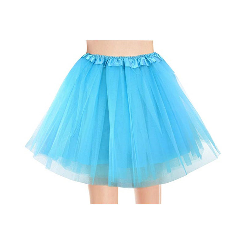Ενήλικη φούστα τοούτι για cosplay με επένδυση και δίχτυ επικάλυψη, πολυεστέρας, φούστα σε γραμμή Α, στυλ Μόρι