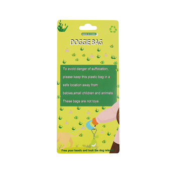 Dispenzer za vrećice za izmet kućnih ljubimaca s kutijom za pohranu i dozatorom za tablete, materijal PP, dizajn ravnog otvora, uobičajena debljina, 30 kom./kutija