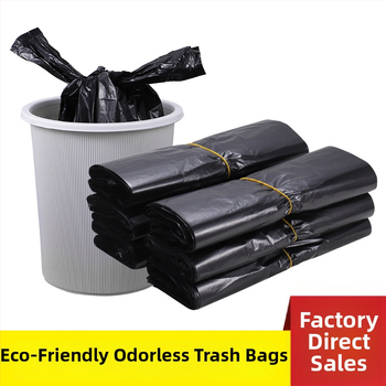 Stori šiukšlių maišai su rankenomis, liemenės stiliaus, vienkartiniai, namų ūkiui ir virtuvei