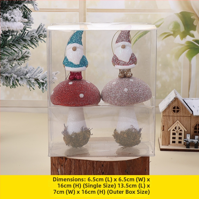 Ziemassvētku eglītes rotājums – 3D sniegpārslas ar lentīti, plastmasas, Qiaochi zīmols, Ziemassvētku stils.