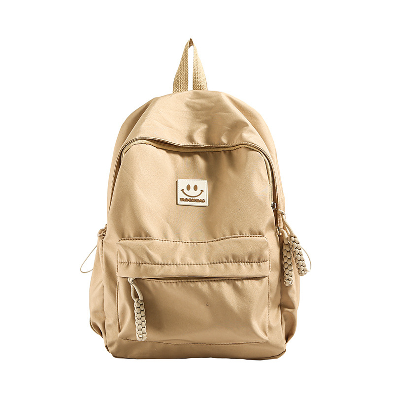 Diák hátizsák, uniszex, nylon anyagú, légáteresztő, görbült vállpántokkal (Uniszex; Nylon; Légáteresztő; Görbült vállpántok)