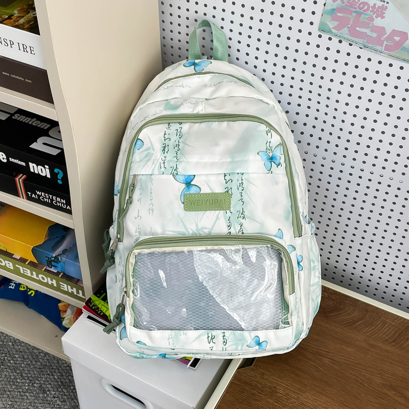 Раница за училище - Оксфорд плат, издръжлива, голям капацитет, въздушна презрамка, младежки кампус стил