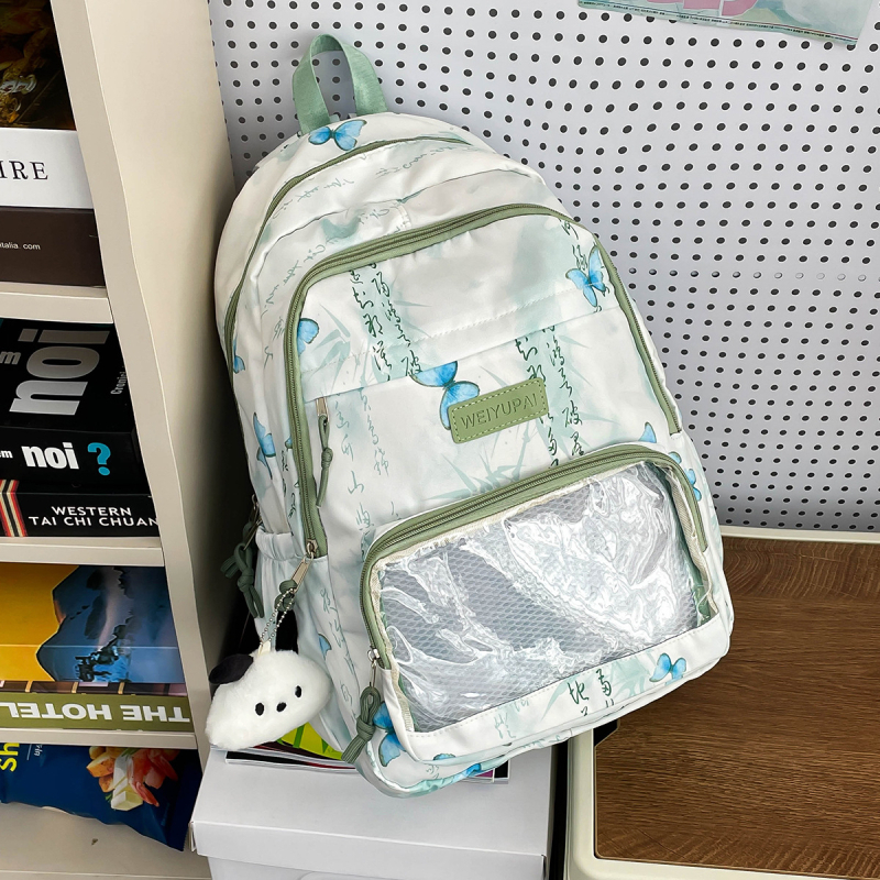 Раница за училище - Оксфорд плат, издръжлива, голям капацитет, въздушна презрамка, младежки кампус стил