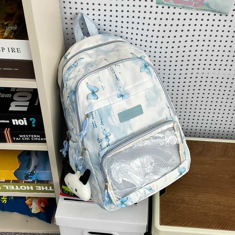 Раница за училище - Оксфорд плат, издръжлива, голям капацитет, въздушна презрамка, младежки кампус стил