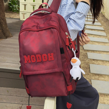 Nothing раница за ученици – Oxford плат, водоустойчива, износоустойчива, уличен стил