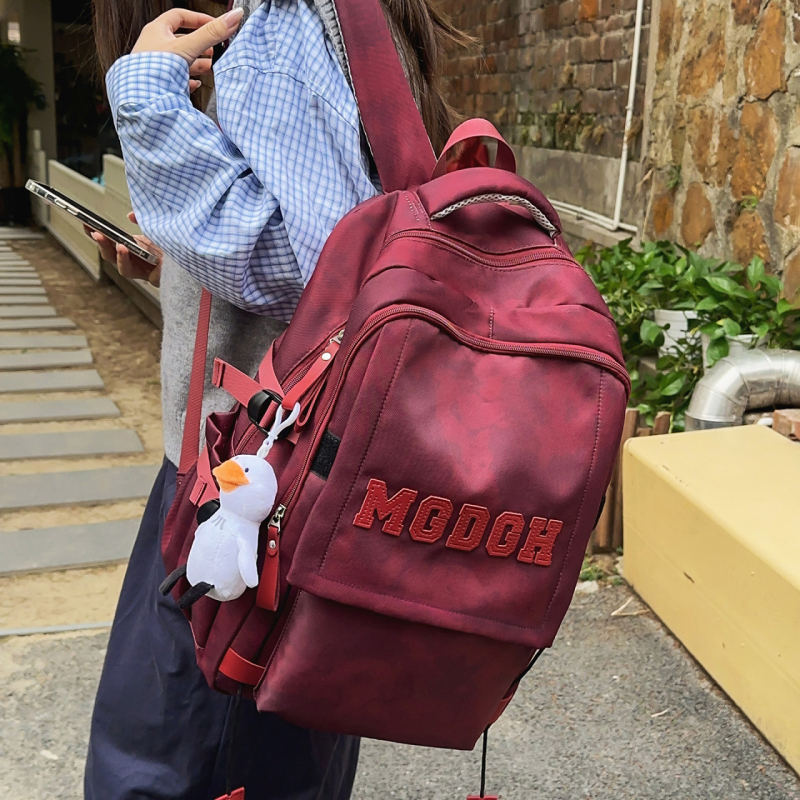 Nothing раница за ученици – Oxford плат, водоустойчива, износоустойчива, уличен стил