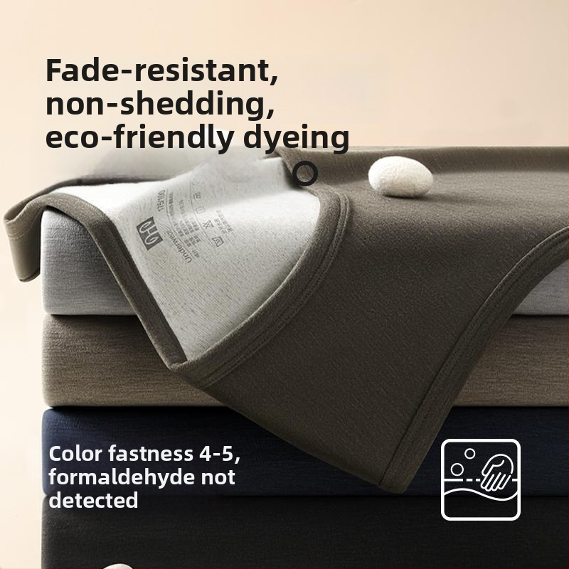 Vīriešu termiskā vesta ar antibakteriālu divpusēju velūru, 3-slāņu konstrukcija, apaļš kakls