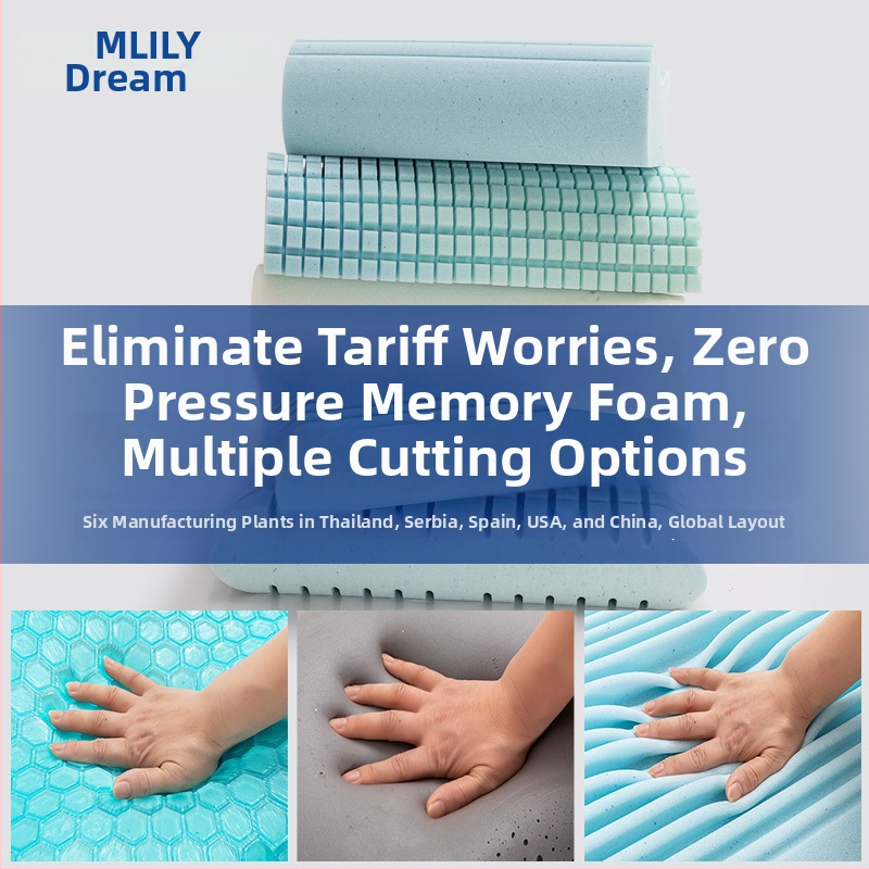 Pagalvė iš atminties putų, bangų forma, universalus naudojimas