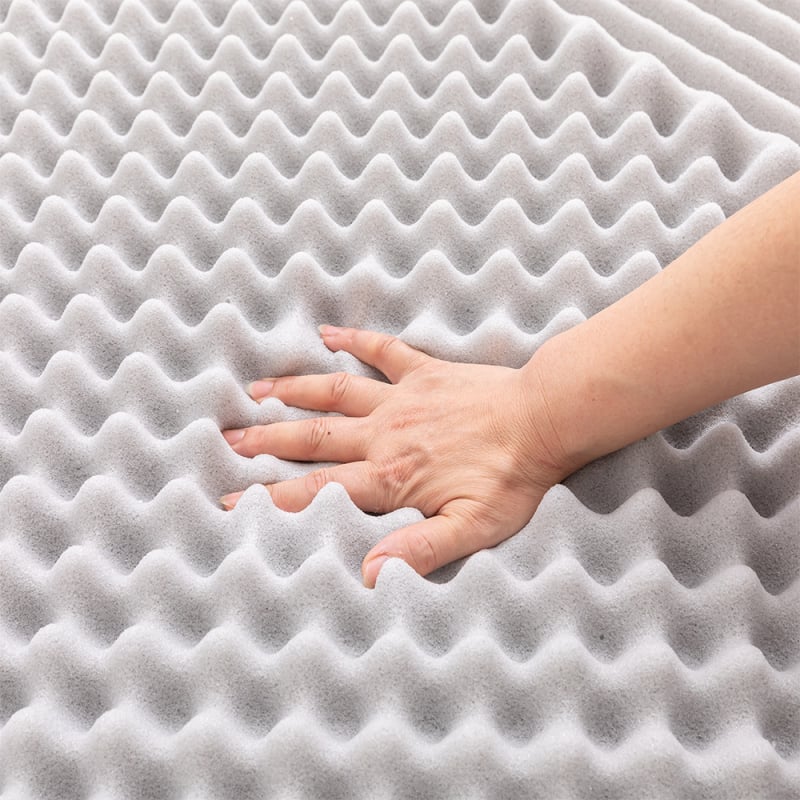 Pagalvė iš atminties putų, bangų forma, universalus naudojimas