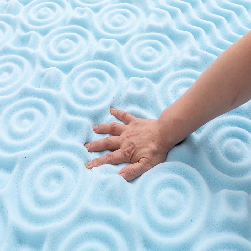 Pagalvė iš atminties putų, bangų forma, universalus naudojimas