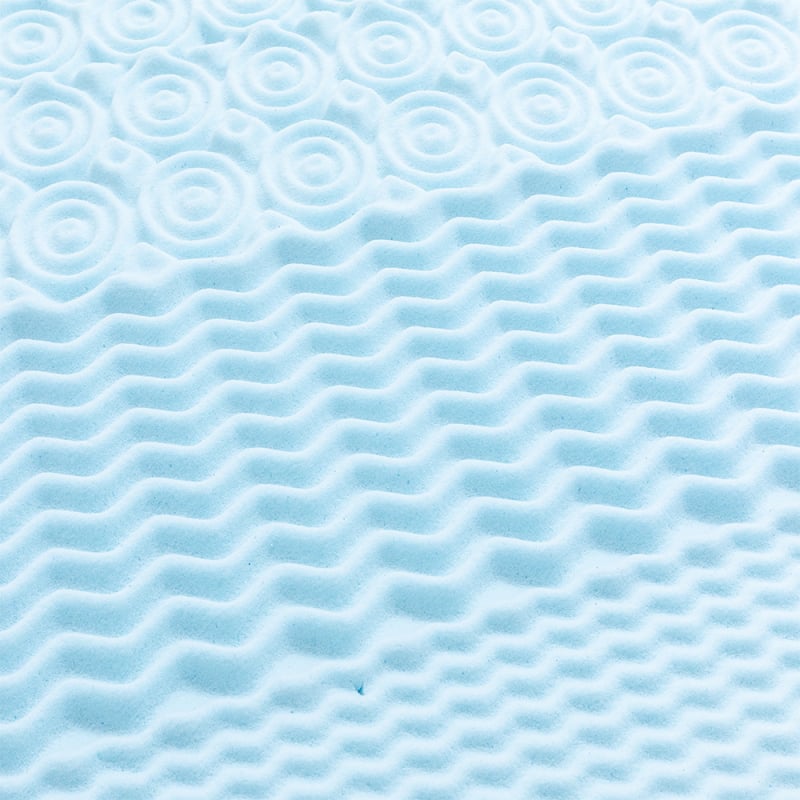 Pagalvė iš atminties putų, bangų forma, universalus naudojimas