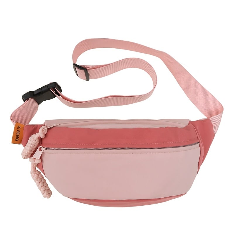 Crossbody rankinė miesto stiliuje, Oxford audinys, 2023 vasara, užtrauktuko uždarymas