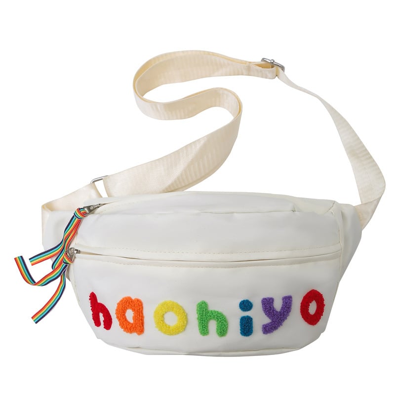 Crossbody rankinė miesto stiliuje, Oxford audinys, 2023 vasara, užtrauktuko uždarymas