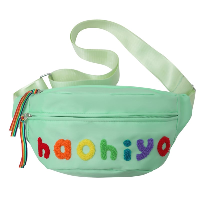 Crossbody rankinė miesto stiliuje, Oxford audinys, 2023 vasara, užtrauktuko uždarymas