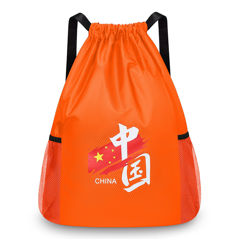 Sportinė kuprinė su virvele kelionėms — lengvas nailoninis krepšys didelė talpa, atsparus vandeniui, kvėpuojantis, apsauga nuo vagių, vidinė telefono kišenė