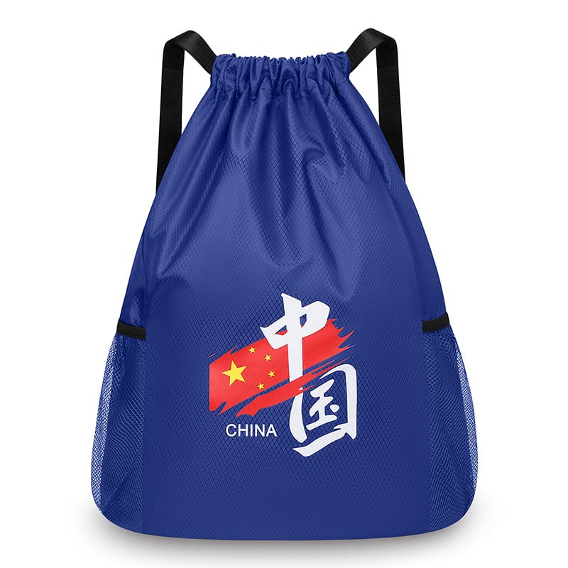 Sportinė kuprinė su virvele kelionėms — lengvas nailoninis krepšys didelė talpa, atsparus vandeniui, kvėpuojantis, apsauga nuo vagių, vidinė telefono kišenė